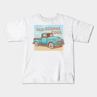 Old School Cool Pickup Truck Kids T-Shirt